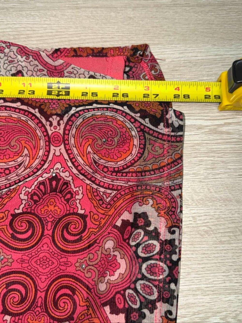 INC International Concepts INC Paisley Tunic Top Women S Pink - Picture 6 of 8